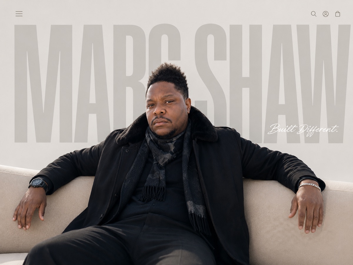 Marc Shaw Collection website designed by Nogueras Designs (ND.Builds)