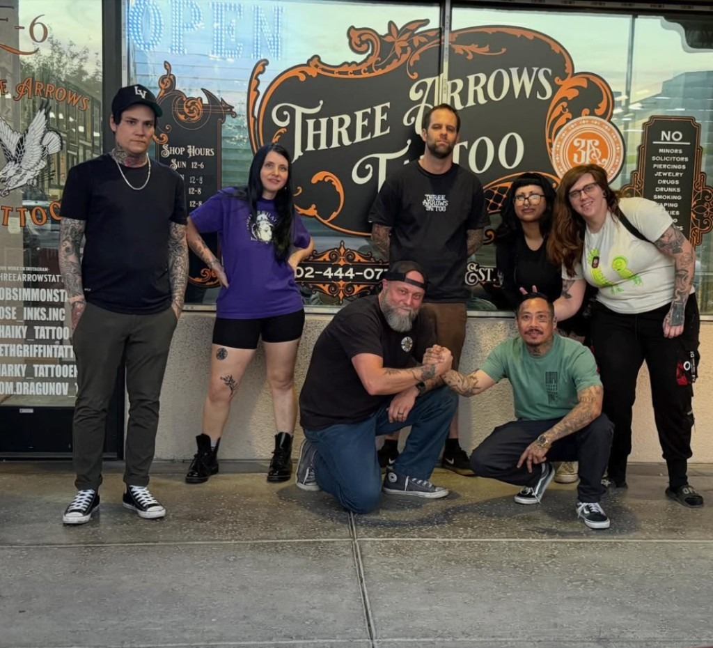 Three Arrows Tattoo website designed by Nogueras Designs (ND.Builds)